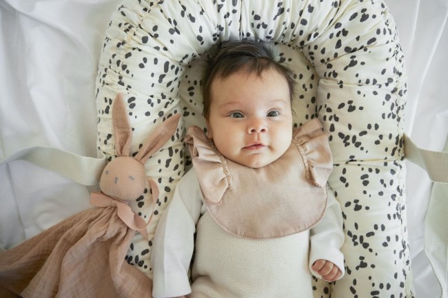 Elodie Details - Smoczek silikonowy Binky Bloom - 3 m+, Powder Pink