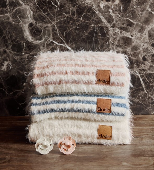 Elodie Details - Smoczek Binky Bloom lateksowy - Powder Pink