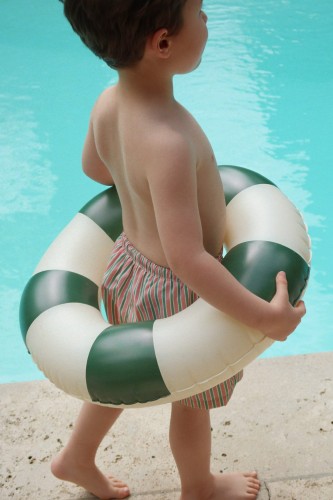 konges slojd koło do pływania green stripe