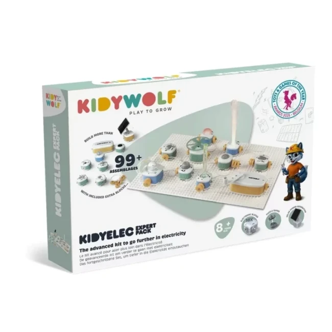 kidywolf kidyelec-expert-zestaw-do-nauki-zasad-elektrycznosci-dla-mlodych-odkrywcow