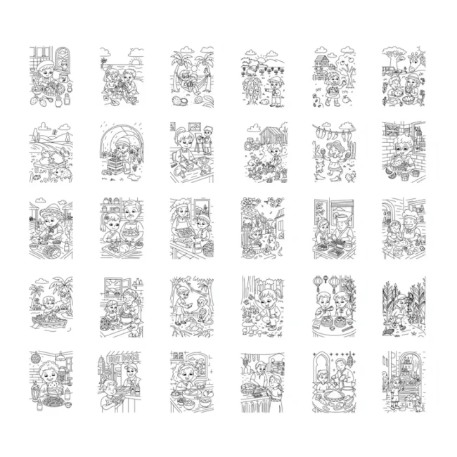 Tablet-graficzny-z-szablonami-do-rysowania-KIDYDRAW-PAD---Food-around-the-world--Kidywol.webp