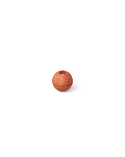 MODU - Foam Ball piłka piankowa, burnt orange / dusty green