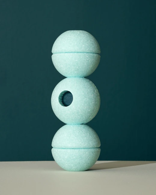MODU - Foam Balls zestaw 3 piłek piankowych, ocean mint / forest green