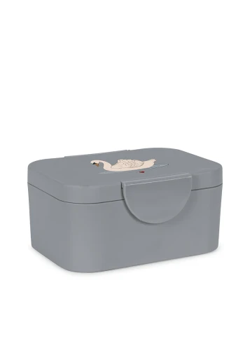 konges slojd lunch box swan blue