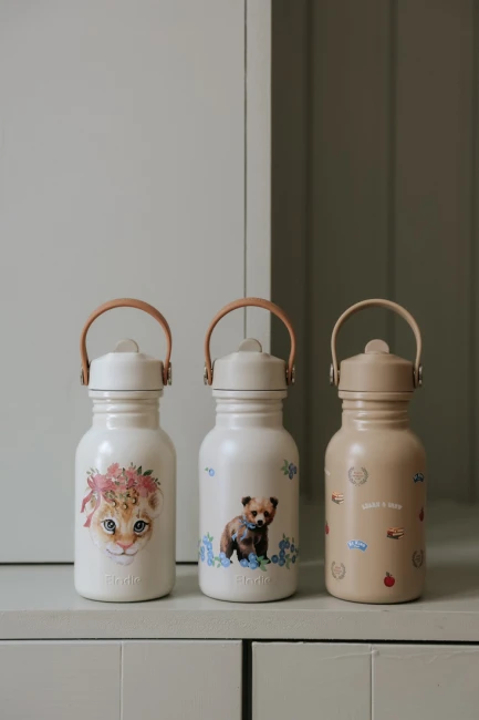 ELODIE DETAILS - butelka na wodę, Rosy Bow Leo