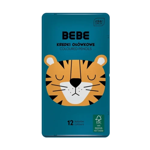 INTERDRUK-Kredki-12-kolorow-BEBE-FRIENDS-TYGRYS.webp