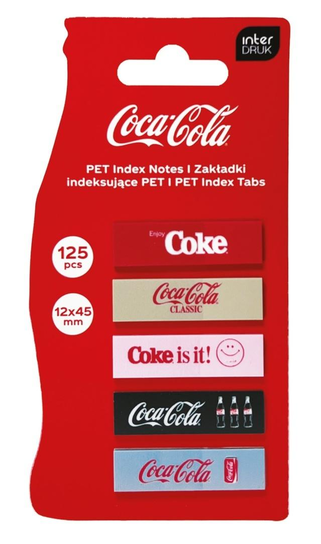 interdruk karteczki indeksujące coca cola