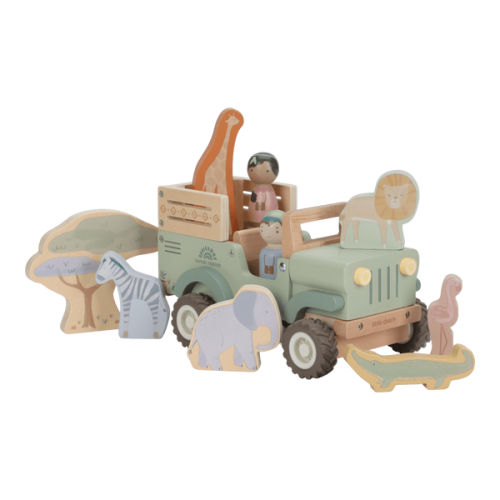 Little-Dutch-Drewniany-samochod-ze-zwierzatkami-Safari-Friends-