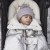 Elodie Details - śpiworek do wózka - Silver Sheen