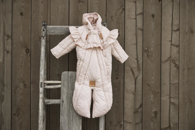 Elodie Details - kombinezon dziecięcy - Powder Pink 0-6 m-cy
