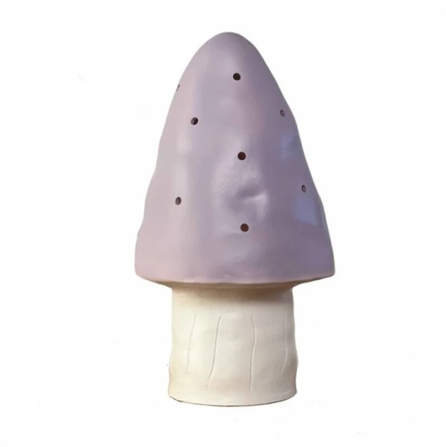 egmont toys Lampka-nocna-LED-Grzybek-lawenda
