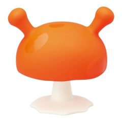 Mombella Gryzak Mushroom Orange P8055 Spacer/Smoczki i gryzaki - Kolibelek - sklep dla dzieci Wolsztyn
