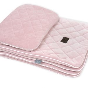 Sleepee Kocyk Welurowy z poduszką Royal Baby Pink