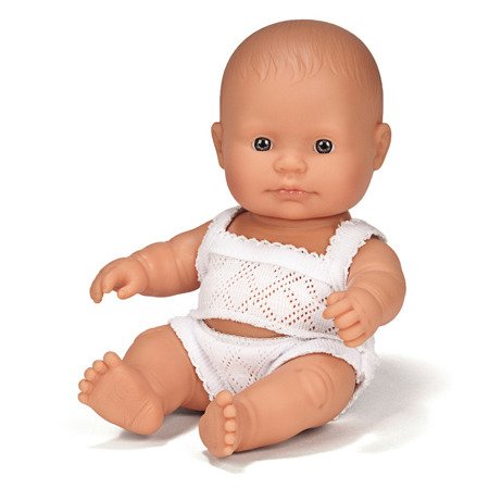 Miniland Baby Lalka chłopiec Europejczyk 21cm