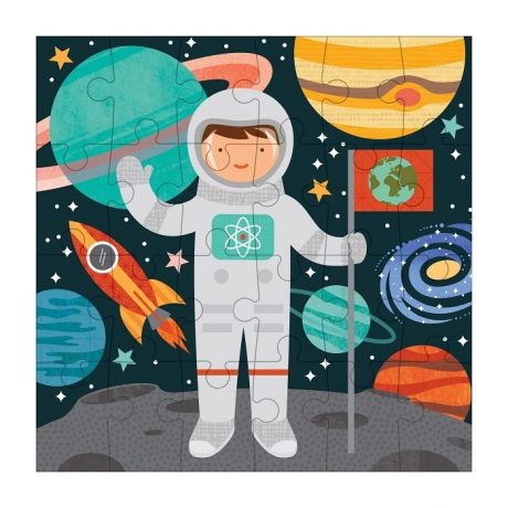 Petit Collage Puzzle Mini Astronauta PZ-Astronaut Zabawki/Puzzle