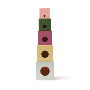 Kids Concept Drewniane Kostki do Układania 1000451 Zabawki/Edukacyjne - Kolibelek - sklep dla dzieci Wolsztyn