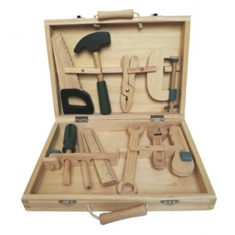 Egmont Toys Drewniane narzędzia do zabawy w walizce
