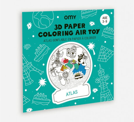 OMY kolorowanka 3D - atlas