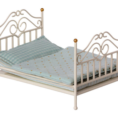 Maileg Vintage bed, Micro - Off white