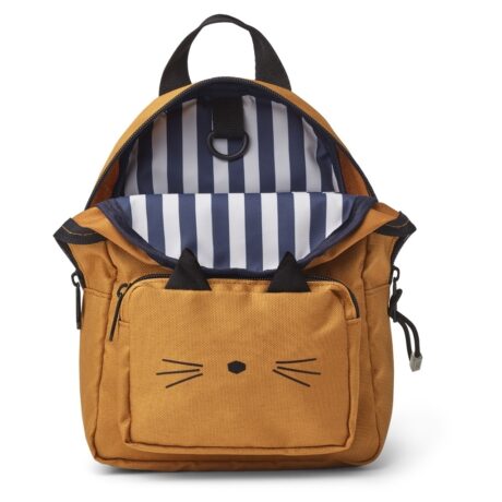 Liewood plecak Saxo mini backpack Cat mustard