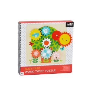 Petit Collage Drewniane Ruchome Puzzle dla Dziecka Drzewo PTC585 Zabawki/Drewniane - Kolibelek - sklep dla dzieci Wolsztyn