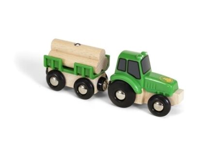 BRIO World Traktor z Przyczepą i Drewnem 33799 Zabawki/Pojazdy i kolejki