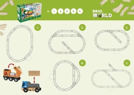 BRIO World Kolejka Zestaw Startowy 33878 Zabawki/Pojazdy i kolejki
