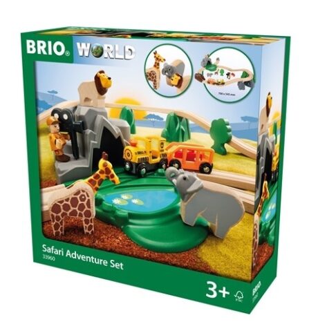 BRIO World Kolejka Drewniana Safari 33960 Zabawki/Pojazdy i kolejki