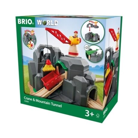 BRIO World Tunel Górski z Dźwigiem 33889 Zabawki/Pojazdy i kolejki