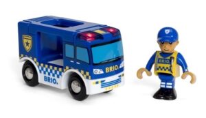 BRIO World Wóz Policyjny z Dźwiękiem 33825 Zabawki/Pojazdy i kolejki - Kolibelek - sklep dla dzieci Wolsztyn