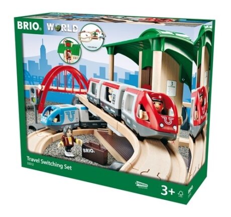 BRIO World Zestaw Kolejowy z Dworcem 33512 Zabawki/Pojazdy i kolejki