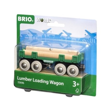 BRIO World Wagon z Drewnem 33696 Zabawki/Pojazdy i kolejki