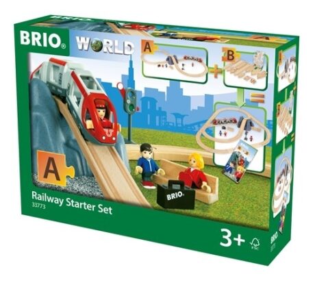 BRIO World Kolejka Zestaw Startowy 26el. 33773 Zabawki/Pojazdy i kolejki