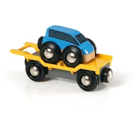 BRIO World Wagon Laweta z Autem 33577 Zabawki/Pojazdy i kolejki