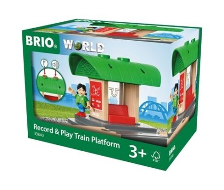 BRIO World Peron Kolejowy z Nagrywarką 33840 Zabawki/Pojazdy i kolejki