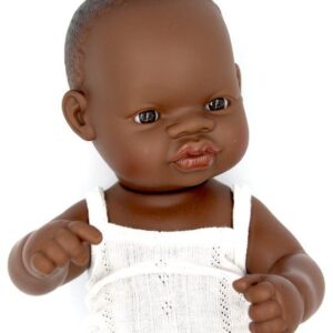 Miniland Baby Lalka Chłopiec Afrykańczyk 32cm