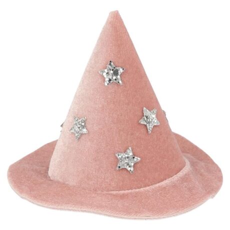 Meri Meri Spinka kapelusz czarownicy różowy