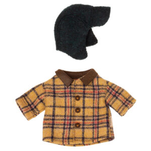 Maileg ubranko dla misia, Woodsman jacket and hat for Teddy Dad 16-1823-00