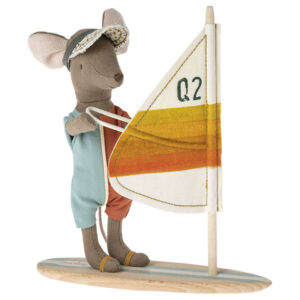 Maileg Myszka - Beach mice, Surfer big brother