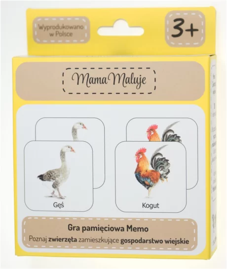 MamaMaluje Memo - Zwierzęta wiejskie