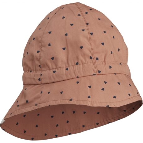 Liewood kapelusz Sunneva - Triangle tuscany rose - niemowlęcy kapelusz przeciwsłoneczny