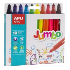 Apli Kids Flamastry jumbo 10 kolorów