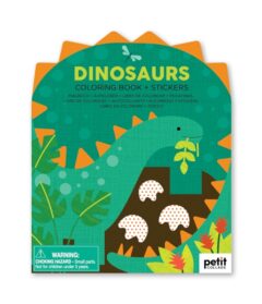 Petit Collage Kolorowanka z Naklejkami Dinozaury PTC632 Zabawki/Kreatywne powyżej 4 lat - Kolibelek - sklep dla dzieci Wolsztyn