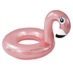 The Swim Essentials Koło do pływania Rose Gold Flamingo 95 cm