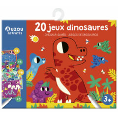 Auzou 20 gier podróżnych dla najmłodszych Dinozaury
