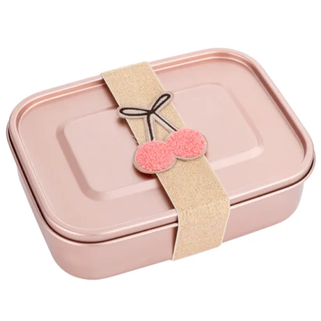 Jeune Premier cherry pompon - elastyczna opaska do lunchboxa