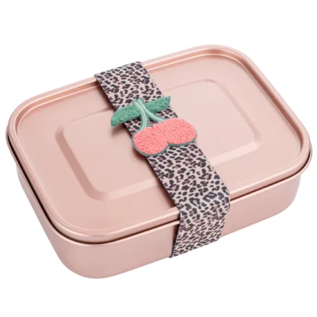 Jeune Premier leopard cherry - elastyczna opaska do lunchboxa