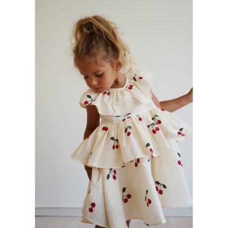 Konges Slojd Lunella dres Mon grand cherry - Sukienka dla dzieci