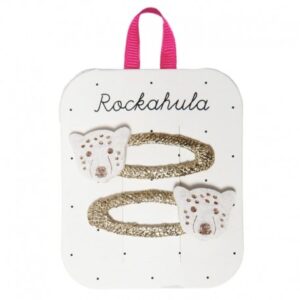 Rockahula Kids spinki do włosów Lily Leopard