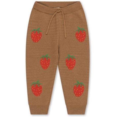 Konges Slojd spodnie dzianinowe Lapis strawberry brown